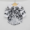 Trendy Brand Printed Mesh Dog Polo Shirt for Summer